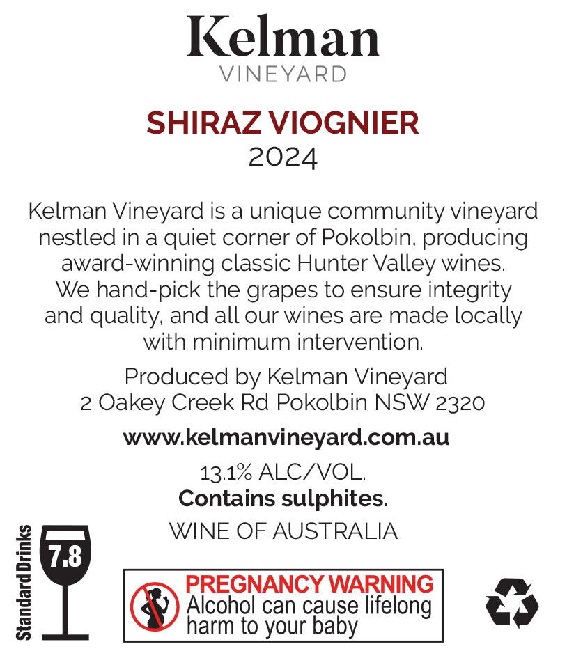 Shiraz Viognier 2024